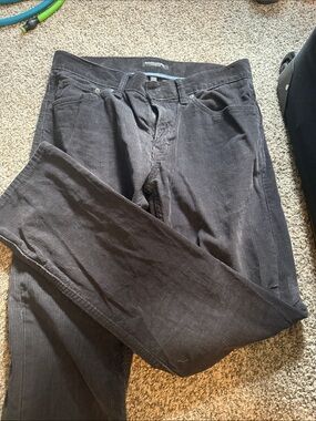 Banana Republic Men's Dark BrownCorduroy Pants - Slim Straight